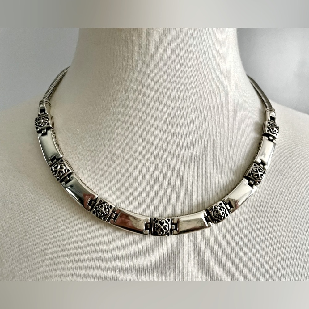 Brighton channel bar necklace 18” adjustable.